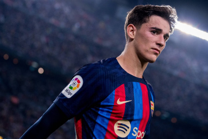Gavi fue inscrito finalmente en la Liga española con el FC. Barcelona.