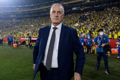 La deuda con Gustavo Alfaro, quien no logró renovar contrato con la Ecuafutbol, es de $290.000.