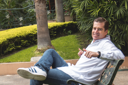 Leonardo dice que antes de ser inscrito en el Registro Civil, cuando nació, su papá lo hizo socio del Barcelona.