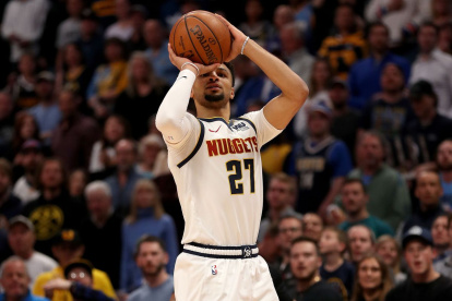 Jamal Murray fue el máximo anotador en la victoria de los Nuggets con 32 puntos.
