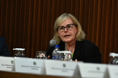 La presidenta del Supremo Tribunal Federal de Brasil, Rosa Weber, en una fotografía de archivo. EFE/André Borges