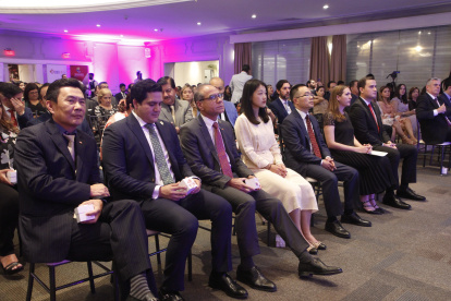 Celebración. La reunión se dio en el hotel Oro Verde, donde se congregaron directivos de la Cámara y empresarios.