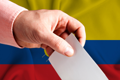 Referencial de votaciones en Ecuador.