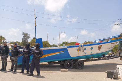 Salinas. La embarcación fue retenida como parte de las investigaciones.