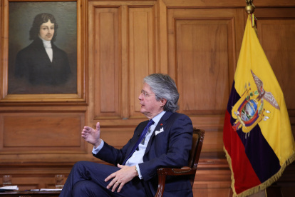 El presidente Guillermo Lasso en una foto de archivo.