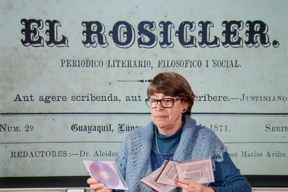 Autora. La historiadora uruguaya Ana Buriano dedicó buena parte de su obra a la historia de Ecuador.