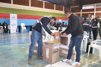 Las actas fueron escaneadas directamente desde los recintos electorales.