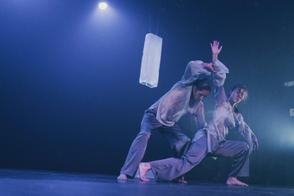 Previa. Dos de los bailarines que subirán a escena desde el jueves.