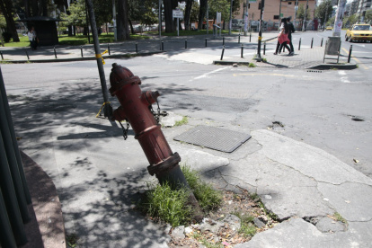 El aparato está en la intersección de la Av. 10 de agosto e Ignacio de Veintimilla.