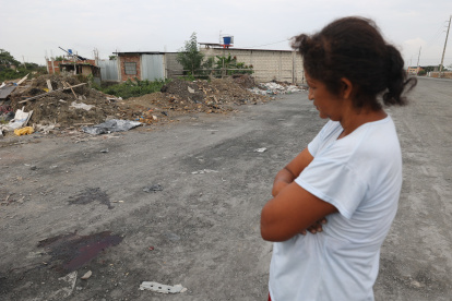Durán. En esta calle de tercer orden, fue hallado el cuerpo de la mujer.