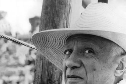 Testimonio. Un retrato de Pablo Ruiz Picasso, tomado en los años 1960.