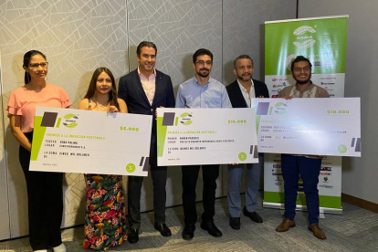 Reconocimiento a los tres ganadores de la primera Edición de los ‘Premios a la Innovación Sostenible’