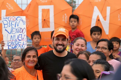 Luis Chonillo, candidato de la lista 150, superó a Alexandra Arce, aspirante a la Alcaldía por el correísmo.