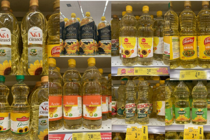 Productos. En las perchas el consumidor puede encontrar diversas marcas.