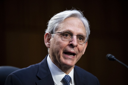 El fiscal general de Estados Unidos, Merrick Garland, en una fotografía de archivo. EFE/EPA/Al Drago / POOL