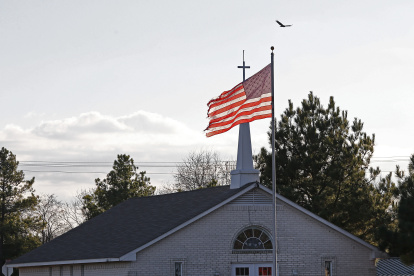 Vista de una iglesia en Sulphur Springs, Texas, en una fotografía de archivo. EFE/EPA/Larry W. Smith