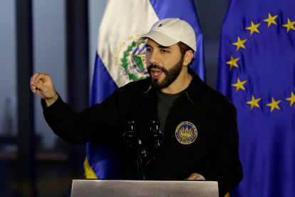 El presidente de El Salvador, Nayib Bukele, en una fotografía de archivo.
