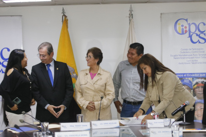 Ambiente. Pese a las discrepancias iniciales, el CPCCS ha tomado las primeras resoluciones por unanimidad.