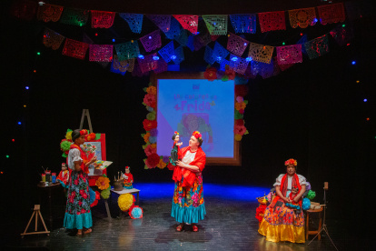Nueva York. Una escena de la obra teatral ‘Los colores de Frida’.