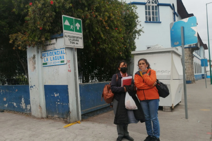 Latacunga. En las calles de la capital de Cotopaxi hay letreros sobre zonas seguras colocados en 2015.