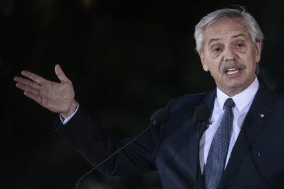 El presidente argentino Alberto Fernández, en una fotografía de archivo.