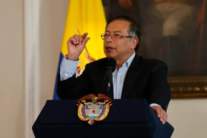 El presidente de Colombia Gustavo Petro, en una fotografía de archivo.