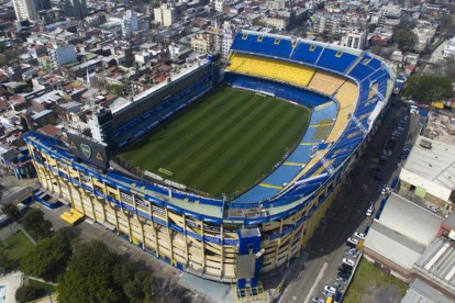 Estadio La Bombonera, casa de Boca Juniors, de Argentina.