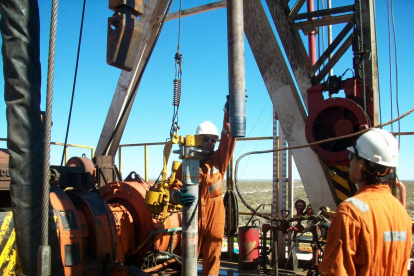 Producción. Los trabajos para extraer petróleo de Pemex en México.