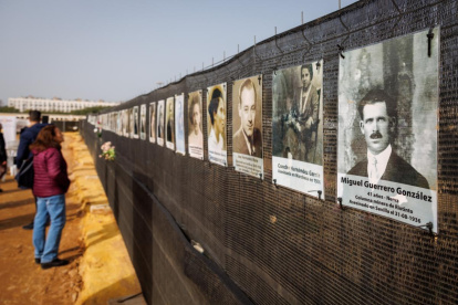 Las víctimas fueron enterradas durante la dictadura del general Franco