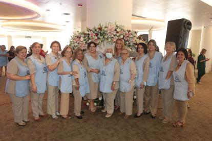 Los mandiles azules fueron un pilar fundamental para el éxito del evento.