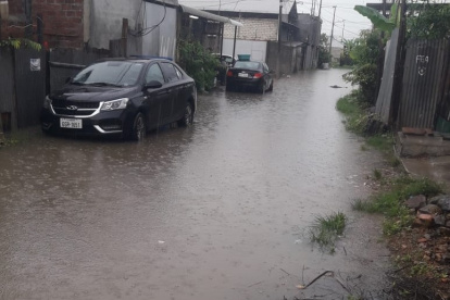 Desde el sector Los Ficus también se reportó inundación de sus calles.