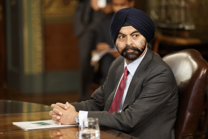 Ajay Banga, nominado a presidente del Banco Mundial, en una fotografía de archivo.