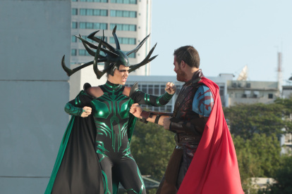 Una foto de archivo de la pareja en una producción de EXPRESIONES. Finalmente la realidad superó a la ficción en esta gráfica.