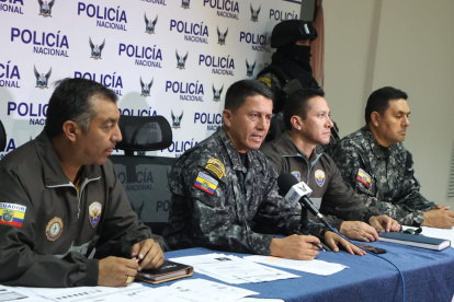 En rueda de prensa, Policía informó sobre la captura de los sospechosos.