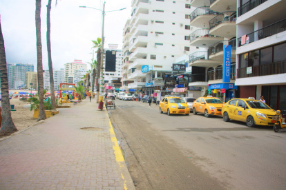 Esta es una de las áreas del malecón donde se produjeron desmanes durante la celebración del carnaval 2023.
