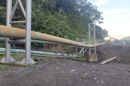 Petroecuador informó que continuó con los trabajos este 23 de febrero de 2023.