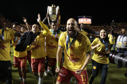 Aucas se proclamó campeón por primera vez del campeonato ecuatoriano en la LigaPro 2022.