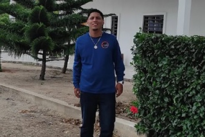 Eliceo Duarte se recupera de sus heridas en un hospital.