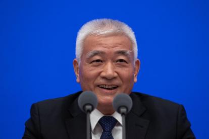 Wang Zhigang, ministro de Ciencia y Tecnología de China.