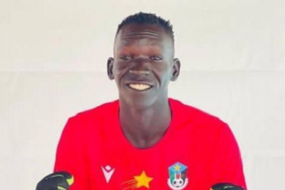Goodwill Simon Sabio es una de las figuras de la selección sub-20 de Sudán del Sur.