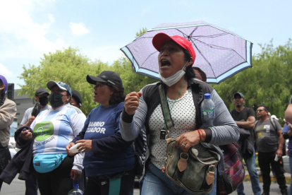 Quito. Los vecinos del barrio Ecuador hicieron un plantón afuera de la Corte Provincial de Justicia de Pichincha.