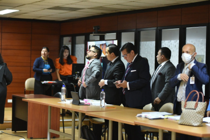 Diligencia. En la lectura de la sentencia de primera instancia estuvieron los defensores de las condenadas.