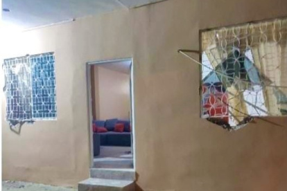 La imagen muestra parte de los daños provocados por la explosión.