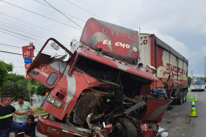 Uno de los accidentes se registró en la vía a Daule