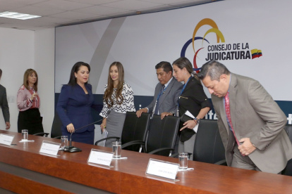 Elección. El Consejo de la Judicatura, presidido por María del Carmen Maldonado, llevó adelante el concurso para nombrar jueces.