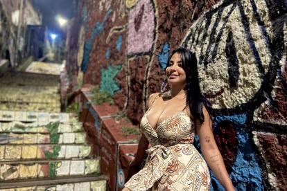 Luisa Espinoza en una foto de su Facebook.