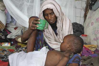 la escasez de agua está poniendo en peligro las cosechas,