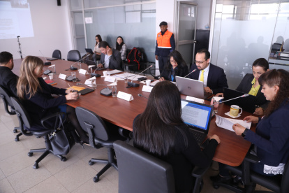 Trabajo. Miembros de la Comisión de Seguridad Integral.