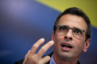 El opositor venezolano Henrique Capriles, en una fotografía de archivo. EFE/Rayner Peña R.