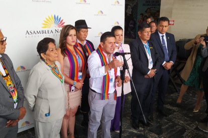 Pachakutik, así como otras bancadas, llegan divididas a esta votación.Se necesitan 72 votos para aprobar el informe no vinculante.